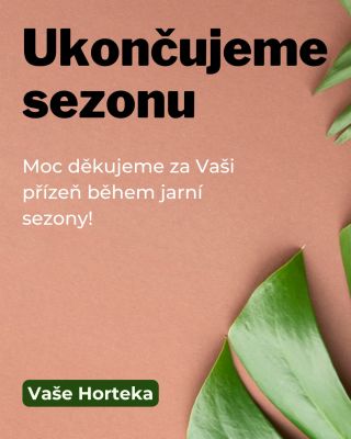 Chtěli bychom Vám všem, našim věrným zákazníkům, poděkovat za Vaši přízeň během jarní sezony! Bylo to s Vámi skvělé 🤩...